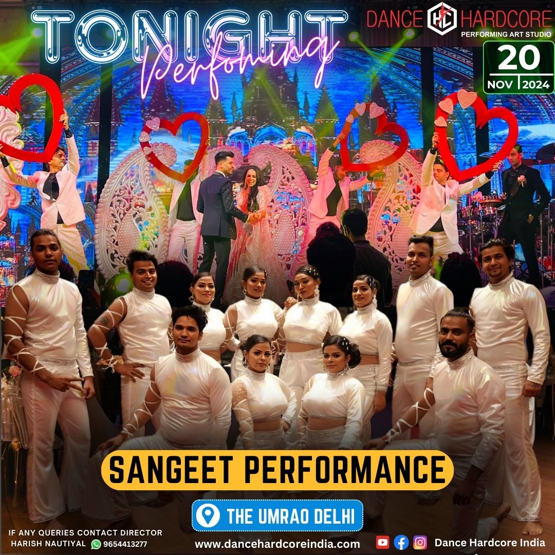 An Enchanting Sangeet Performance by Dance Hardcore India at The Umrao, Delhi