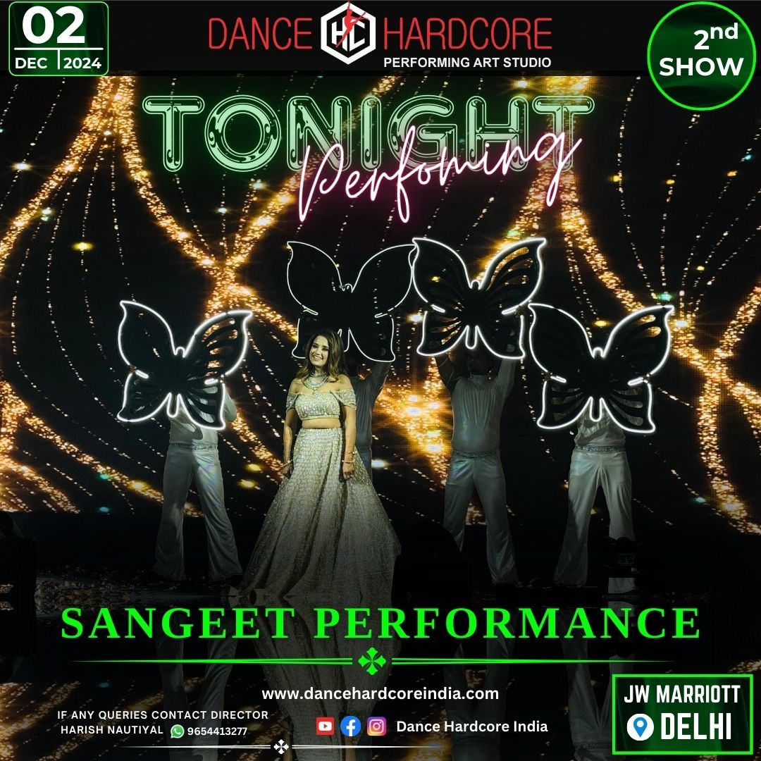 A Mesmerizing Sangeet Night with Dance Hardcore India