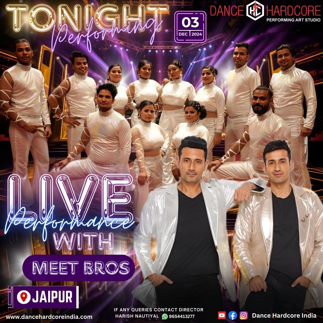 Tonight, Jaipur comes alive with Dance Hardcore India and Meet Bros creating magic on stage